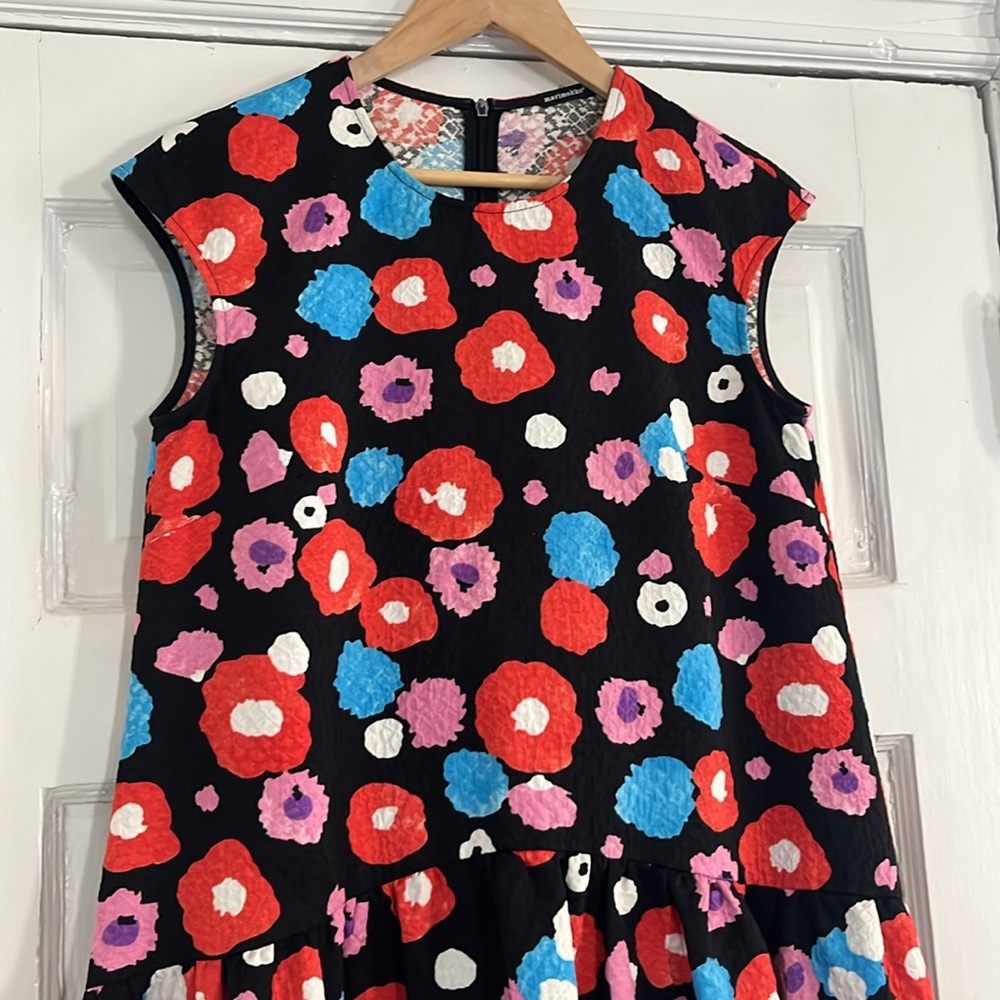 Marimekko Floral Dress - Red, Blue, Pink, Black